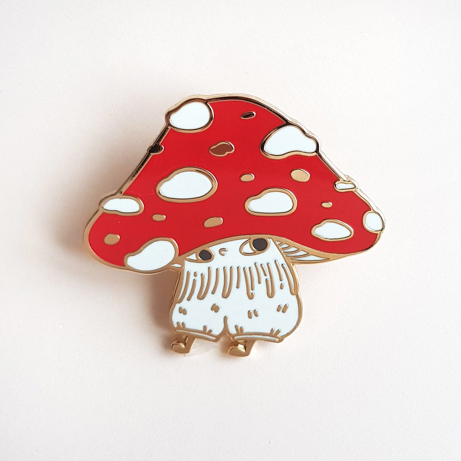 Mushroom Boy Enamel Pin