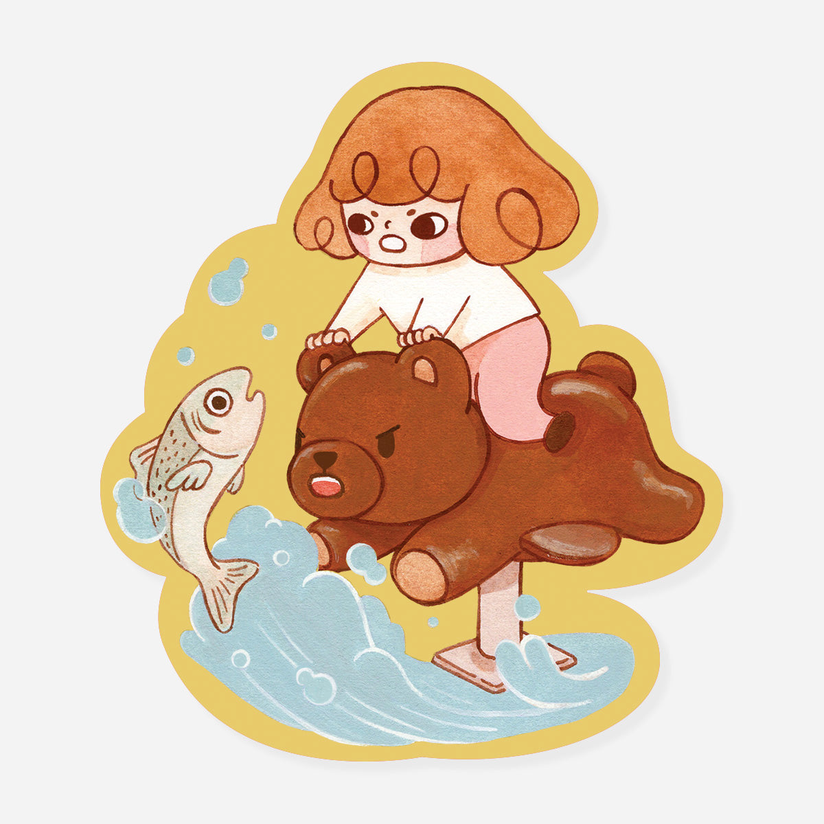 PLAY - Gone Fishing Sticker