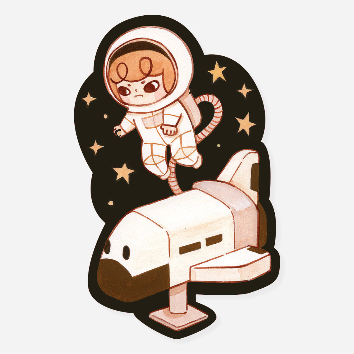 PLAY - Head In Space Sticker