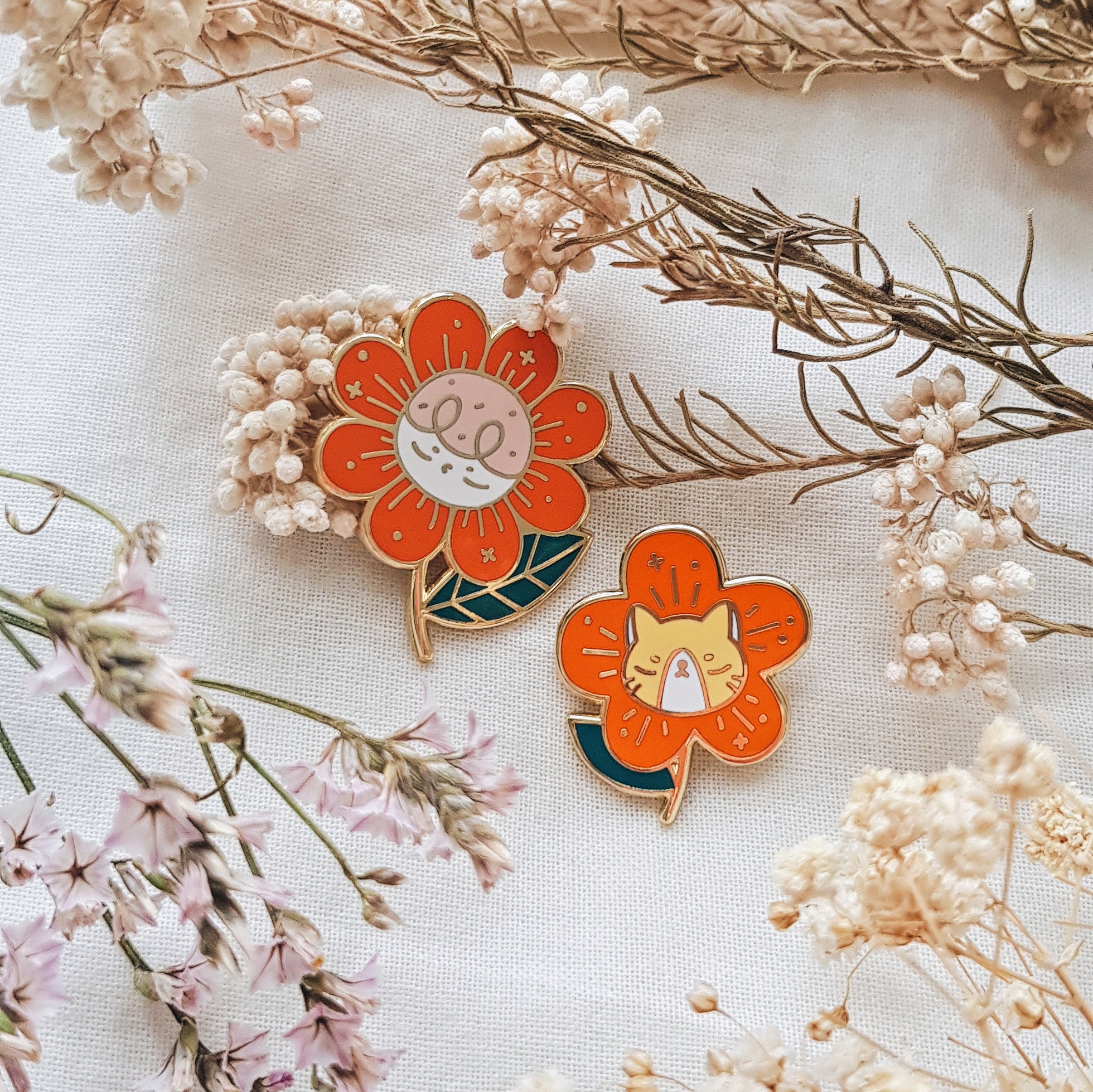 Flower Pepper Enamel Pin